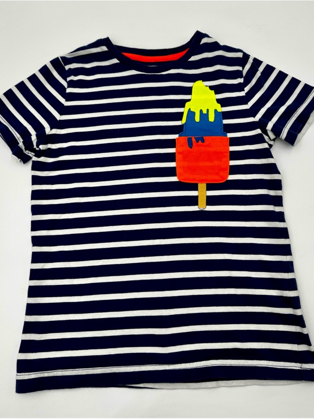 Mini Boden popsicle appliqué tee 8-9